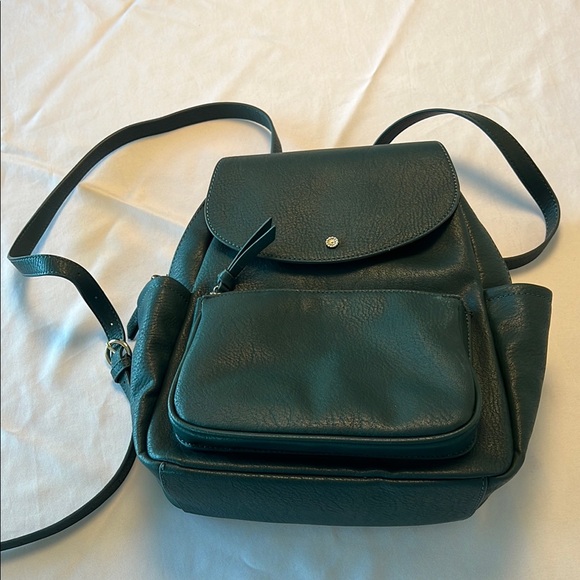 LC Lauren Conrad Dark Green Backpack - Picture 1 of 10